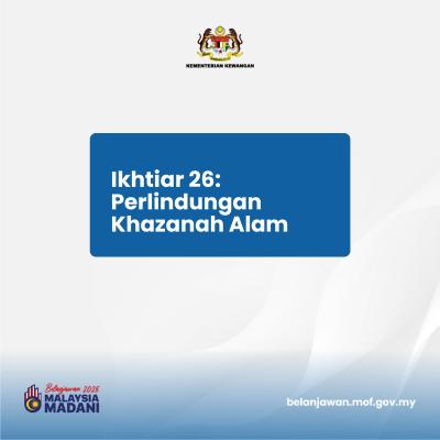 Belanjawan 2025: Tumpuan 2 - Ikhtiar 26